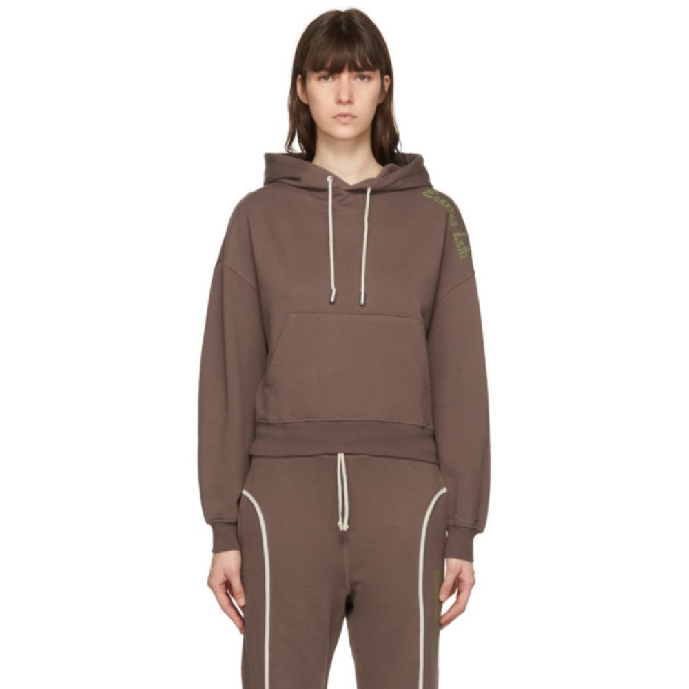 Eckhaus Latta Brown Classic Hoodie and Sweatpants